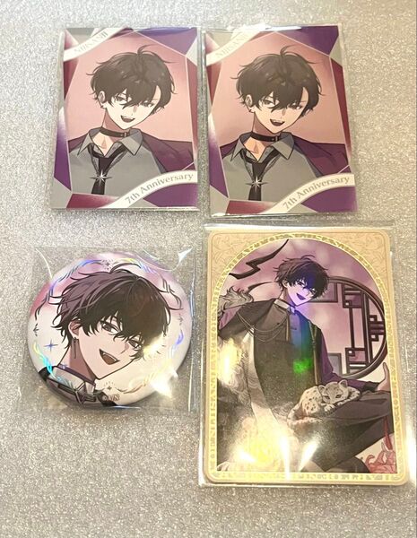 にじさんじ 佐伯イッテツ 缶バッジ チェキ ART OF NIJISANJI