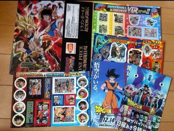 非売品ジャンプビクトリーカーニバルJVC限定ワンピースドラゴンボールチケットケースシールステッカー