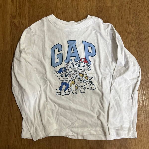 ベビーギャップ パウパトロール 110cm ホワイト ロングTシャツ