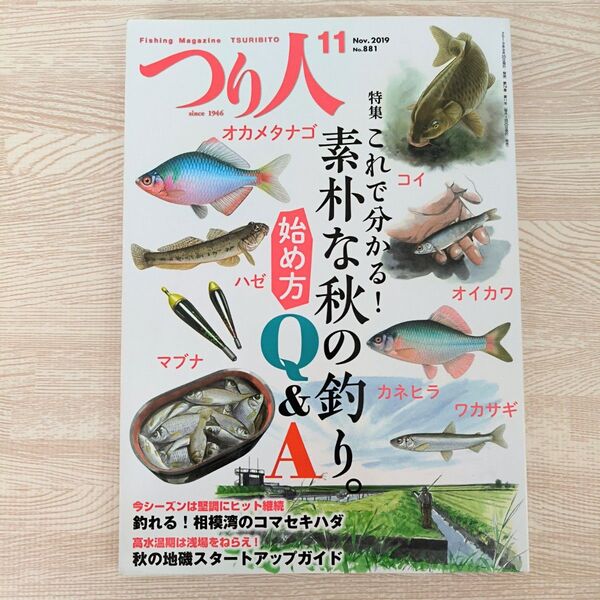 つり人 (11 Nov.2019 No.881) 月刊誌/つり人社