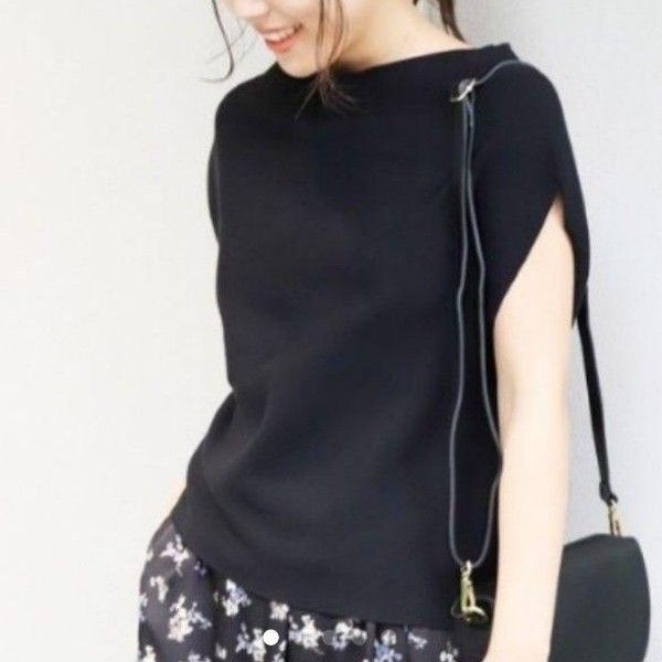 Spick and Span スピックアンドスパン ホールガーメント ガーターフレンチ プルオーバー ニット