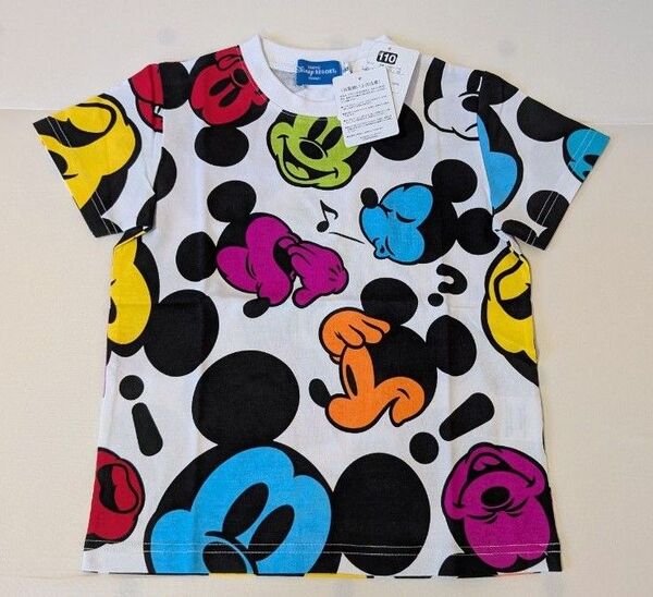 東京ディズニーリゾート ミッキー Tシャツ 半袖 総柄 キッズ 110