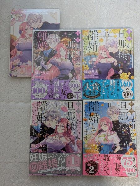 「拝啓見知らぬ旦那様、離婚していただきます」1巻2巻3巻4巻 紬 いろと / 久川 航璃 / あいるむ(3巻特典ポストカード付)