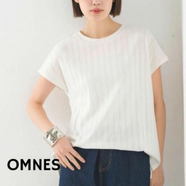 OMNES【新品・未使用】汗染み防止リブプルオーバー 春夏 オムネス