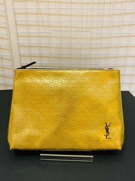 【未使用美品】YSL イブサンローランポーチ 小物入れ ゴールド ノベルティ