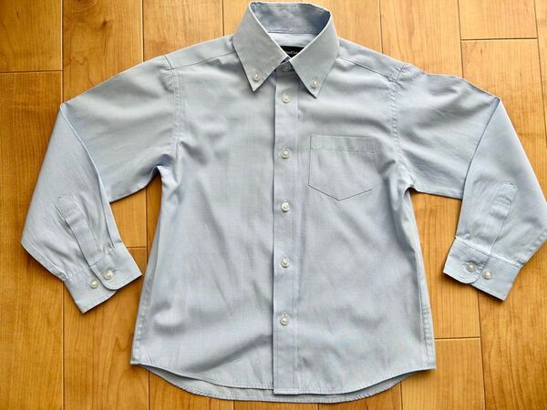 キャサリンコテージ 110センチ 長袖シャツ ブルー フォーマル 入学式 卒園式 結婚式 ワイシャツ スーツ ブレザー