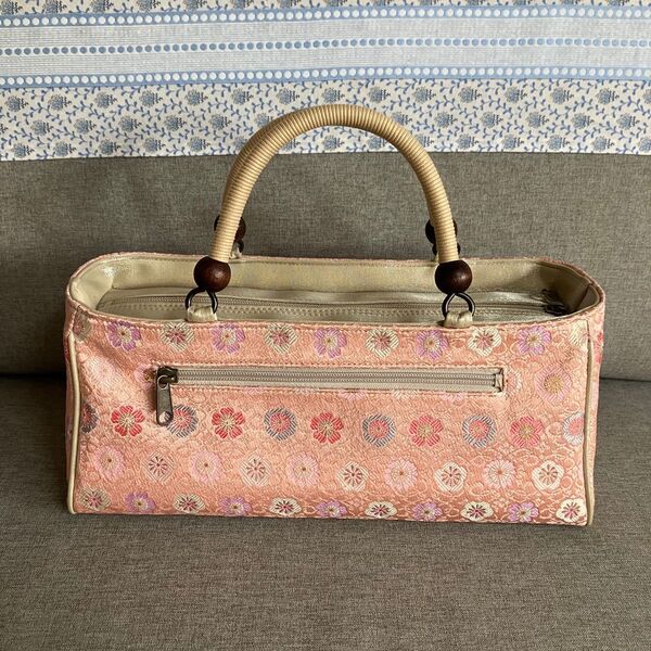 美品 西陣織ハンドバッグ
