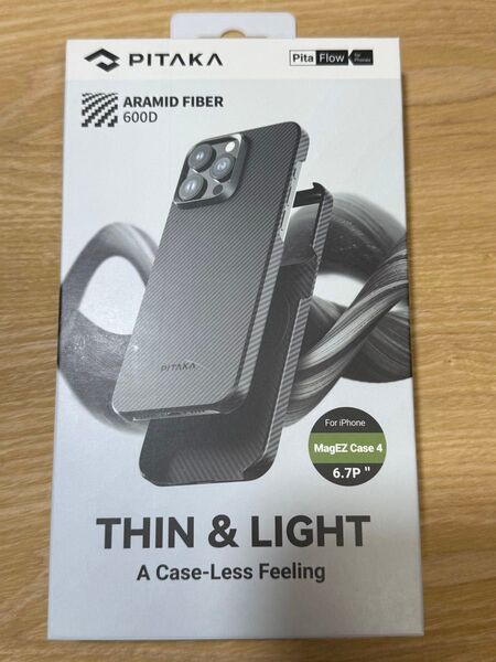 PITAKA iPhone 15 Pro Max 6.7インチ アラミド繊維ケース ブラック 未使用品 MagEZ case4
