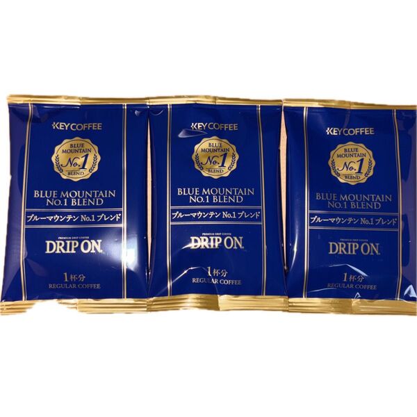 KEY COFFEE ブルーマウンテンNo.1ブレンド ドリップオン 3袋セット 賞味期限2026.5.14