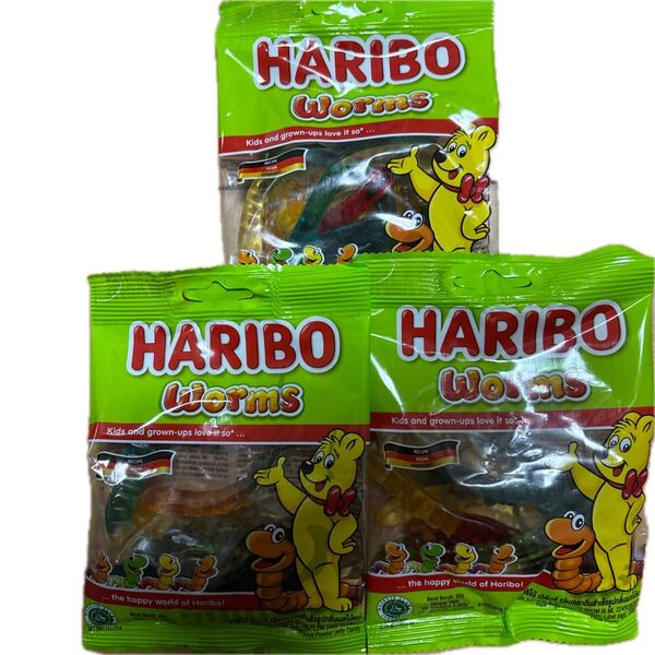 HARIBO Worms グミ 3個セット 賞味期限2025.9.5