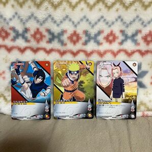 NARUTO 3枚セット ナルト疾風伝 トレカ カード カードゲーム ナルト サクラ サスケ セット うずまきナルト