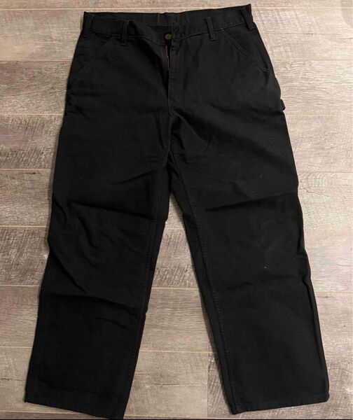 Carhartt/カーハート/ペインターパンツ/36inch/アメカジ/ブラック/黒/ダック地/ストリート/HIP HOP/NY