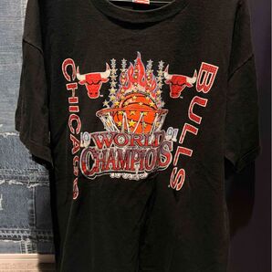 BULLS/ブルズ/90s'/1991年championTシャツ/NBA/vintage/ビンテージ/JORDAN/ジョーダン