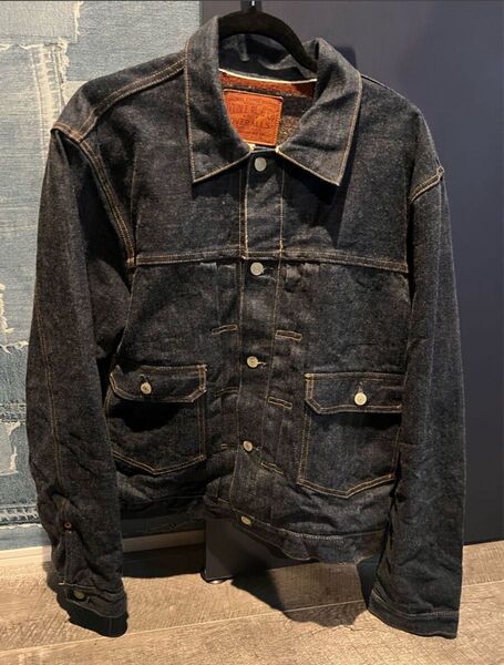 RRL/ダブルアールエル/2nd/デニムジャケット/Made In USA/XL/アメカジ/ライナー付き/濃紺/ジーンズ/NY