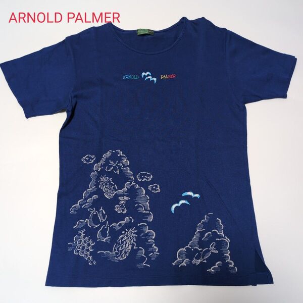レナウン アーノルドパーマー トップス Tシャツ 日本製 刺繍