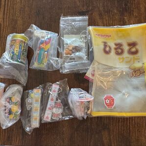 食品ガチャ 9点セット ペッツ PETZ 八幡屋礒五郎 QBB 無印良品 ボンタンアメ ファンタ しるこサンド 杏仁豆腐 雪印