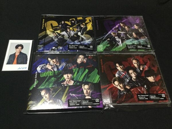 Aぇ! group Gotta Be 初回限定盤A(CD+DVD)+B+C+通常盤(CD) 4形態 早期予約特典:チェキ風カード付