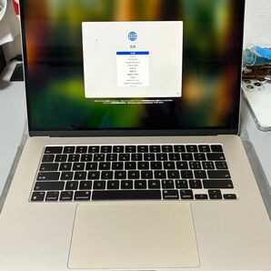 超美品 MacBook Air M2 15.3インチ 8+512GB スターライト 英語キーボード
