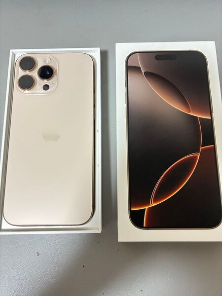 ほぼ新品 iPhone16 Pro Max 256GB デザートチタニウム SIMフリー 中国版