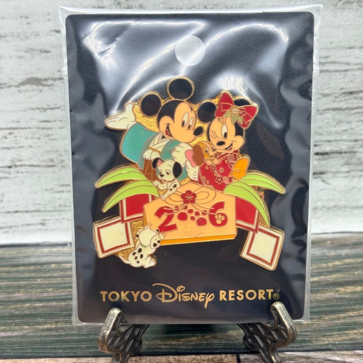 【レア物】ディズニー 2005年クリスマス ミッキー ミニー ピンバッジ 東京ディズニーリゾート クリスマスピンバッジ 2005 ミッキー