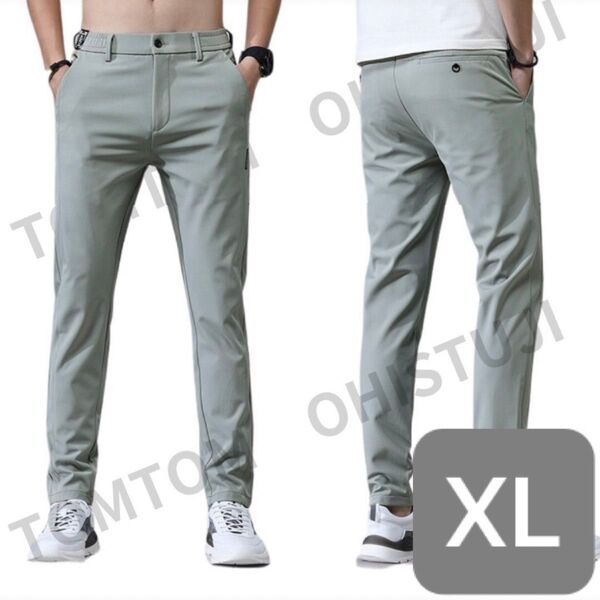 XL ゴルフ プレゼント 仕事 高品 ズボン スポーツウェア ライトグリーン カジュアル ロングパンツ