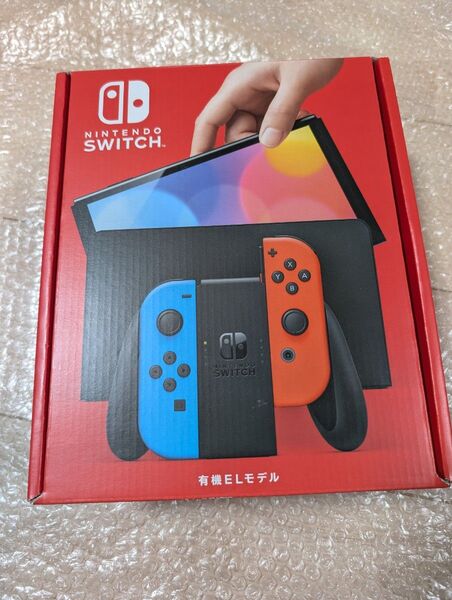 新品未使用 Nintendo Switch ニンテンドー スイッチ 有機ELモデル ネオンブルー ネオンレッド 店舗印なし