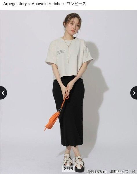 アプワイザーリッシェ Tシャツ×ワンピース セットアップ