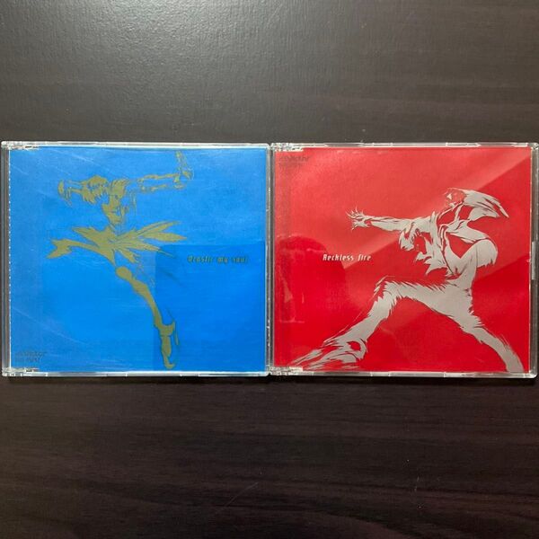 アニメ スクライド テーマソング CD2枚セット Reckless fire、 Drastic my soul
