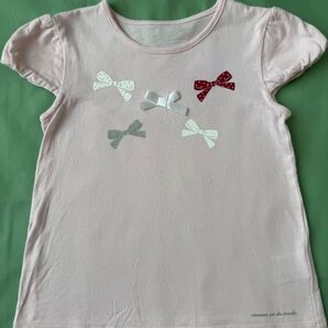 コムサフォセット★100★Tシャツ 半袖 Tシャツ ピンク 女の子 半袖Tシャツ