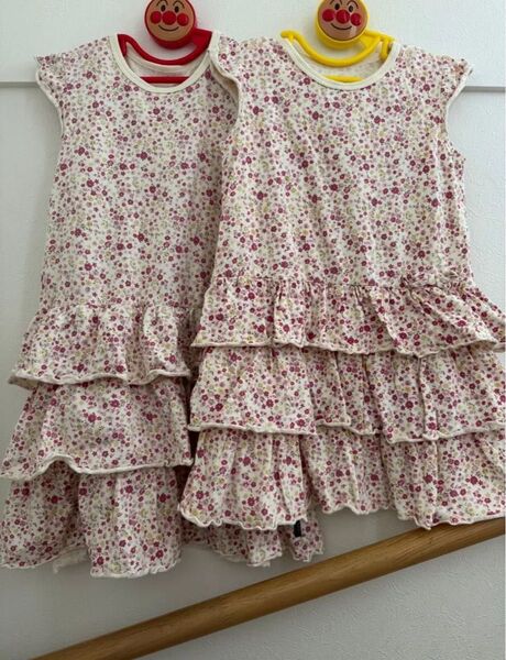 くまみみ様ご依頼品★ワンピース★120と130★ジータ★GITA★リバティーリバティ花柄 2枚セット