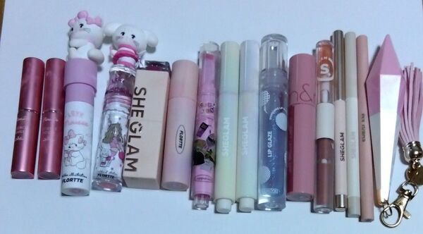 コスメまとめ売り SHEGLAM FLORTTE リップ グロス リップライナー