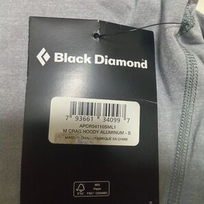 BlackDiamond M CRAG HOODY ALUMINUM S グレー 未使用