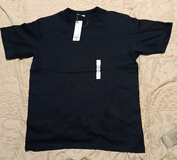 GU クルーネックTシャツ ブラック メンズLサイズ 未使用新品