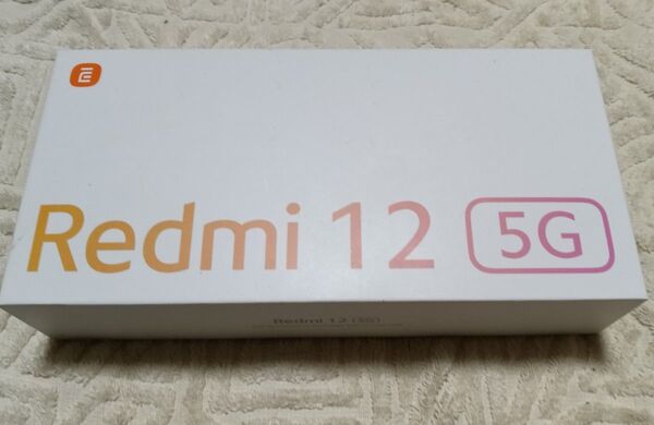 Redmi12 5G XIG03ミッドナイトブラック
