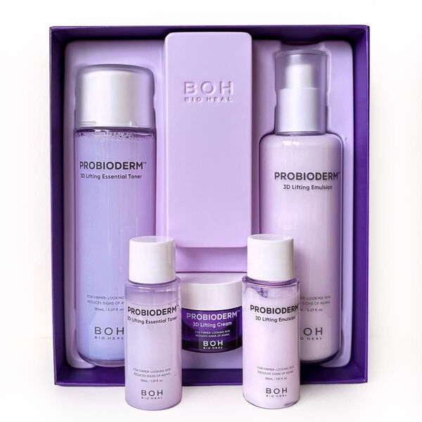 BIOHEAL BOH プロバイオダーム3Dリフティングトナー150ml & エマルジョン 150ml + ギフト クリーム