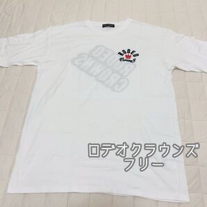 ロデオクラウンズ 半袖Tシャツ Tシャツ 半袖 ロゴ刺繍