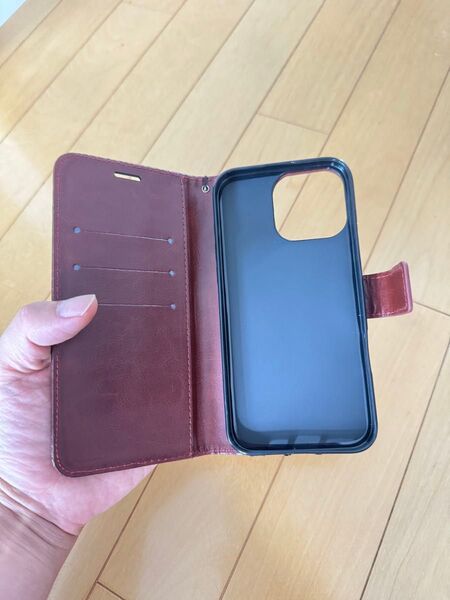 レザー手帳型ケース カードポケット付き iphone 16 pro max 用 手帳型 ケース カバー スマホケース