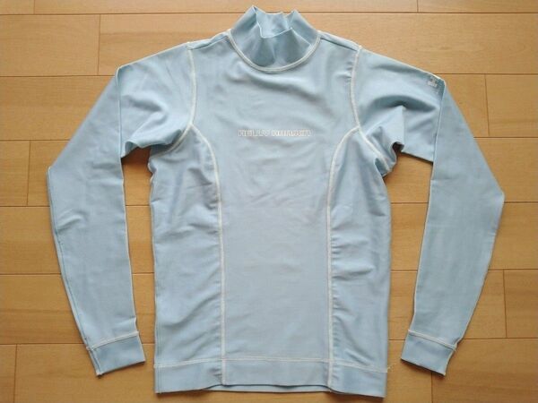 M HELLY HANSEN ラッシュガード ライトブルー 長袖 レディース