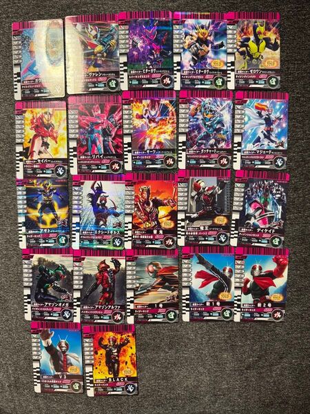仮面ライダー ガンバライドクロニクル N R 22種 コンプ ガンバレジェンズ