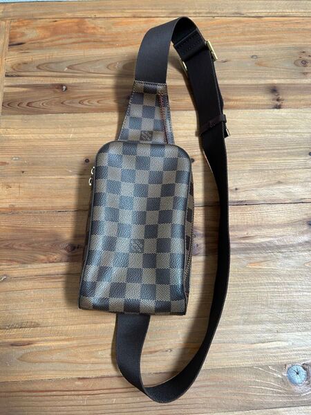 最終価格 LOUIS VUITTON ルイヴィトン ジェロニモス ダミエ ボディバッグ ショルダーバッグ N51994