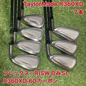 テーラーメイド R360 XD アイアン7本