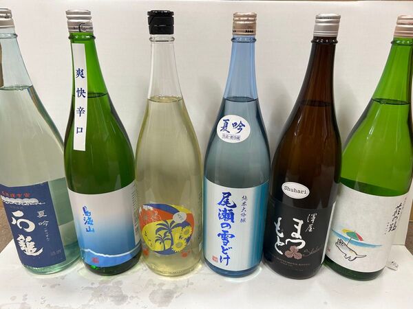 【一升瓶】日本酒6本セット!