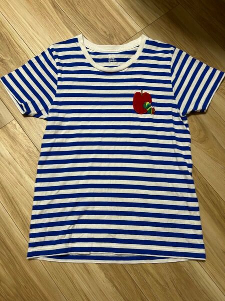グラニフ Tシャツ はらぺこあおむしボーダー SS
