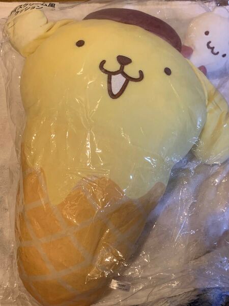 サンリオ当たりくじ ポムポムプリン アイスクリーム風クッション 新品未開封