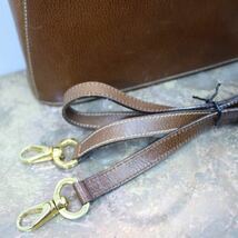 Salvatore Ferragamo LEATHER 2WAY SHOULDER BAG MADE IN ITALY/サルヴァトーレフェラガモレザー2wayショルダーバッグ_画像7