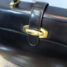 VINTAGE CELINE LEATHER HAND BAG MADE IN ITALY/ヴィンテージセリーヌレザーハンドバッグ_画像2