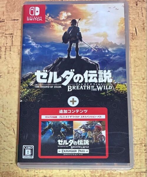 美品 Switch ゼルダの伝説 ブレス オブ ザ ワイルド + エキスパンションパス