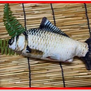 3D リアルおもちゃ ☆ ふな 20cm キャットニップ入り n