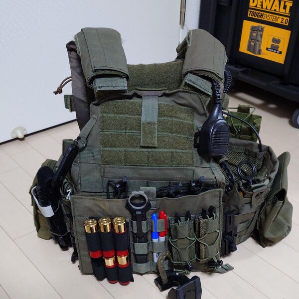 実物 LBT-6094A Mサイズ レンジャーグリーン プレートキャリア サバゲー ミリタリー