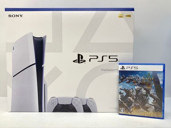 PlayStation PS5 CFIJ-10018 ダブルパック モンハン ワイルズ ソフト セット プレステ SONY 中古品